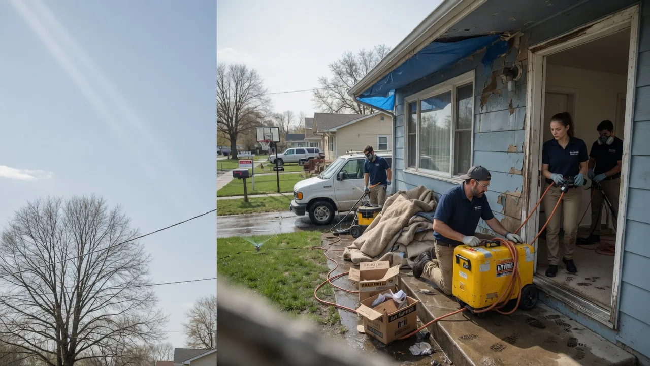 Basement Flood Cleanup in Campus, IL near me